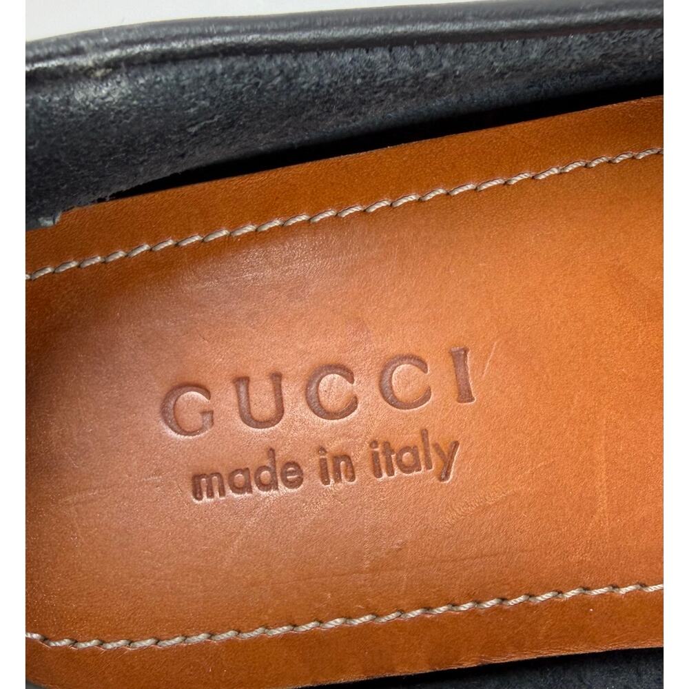 Size 9 - Gucci Leather Black Loafers - Picture 8 of 9